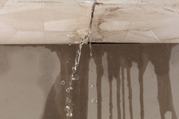 Professional Burst Pipe Cleanup technician working in New Hill, NC
